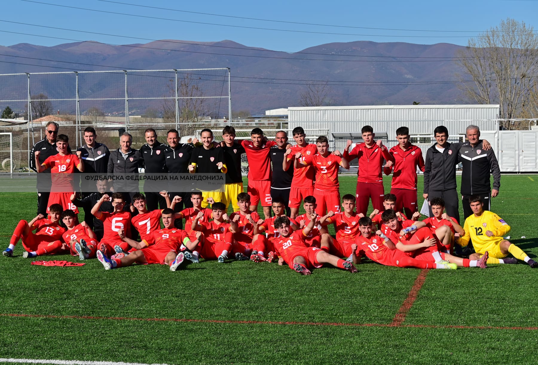 Фудбалерите до 16 години поуспешни од Летонија